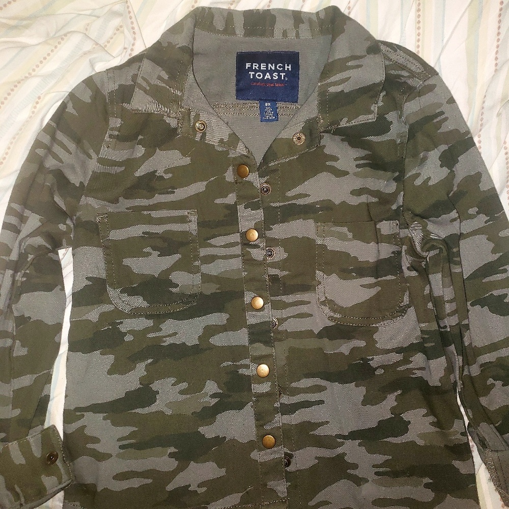 Girls French Toast camo jacket